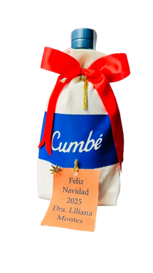 Cumbé Bag Etiqueta azul.