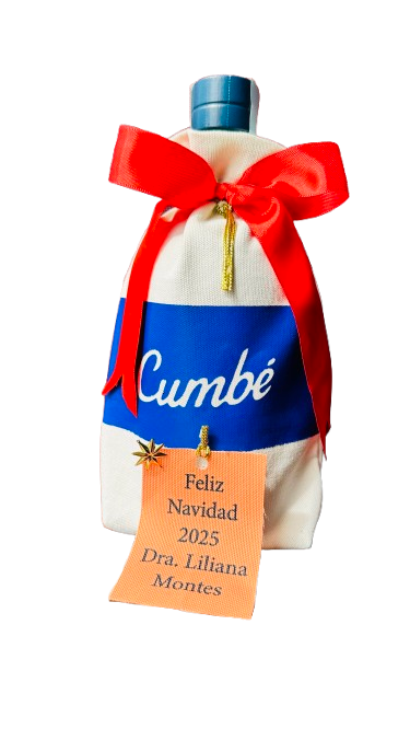 Cumbé Bag Etiqueta azul.