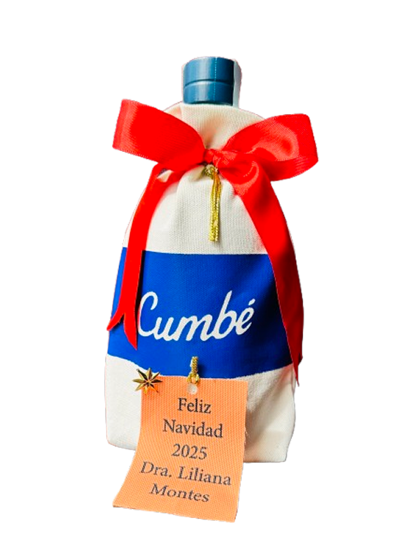 Cumbé Bag Etiqueta azul.